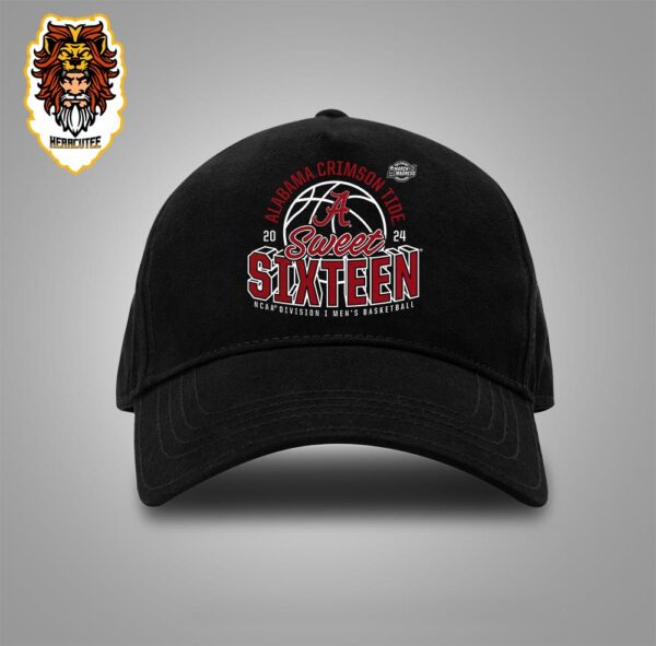 Alabama Crimson Tide 2024 NCAA Men’s Basketball Tournament March Madness Sweet Sixteen Defensive Stance Snapback Classic Hat Cap