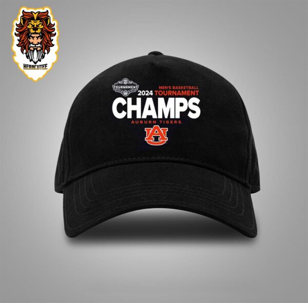 Auburn Tigers 2024 SEC Men’s Basketball Conference Tournament Champions Locker Room Snapback Classic Hat Cap