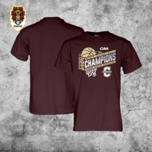 Charleston Cougars 2024 CAA Men’s Basketball Conference Tournament Champions Locker Room Unisex T-Shirt