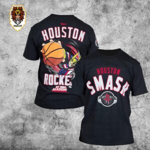 Collab Merchandise Houston Rockets NBA x My Hero Academia All Might Smash Gift For Fan Unisex T-Shirt