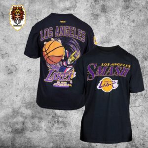 Collab Merchandise Los Angeles Lakers NBA x My Hero Academia All Might Smash Gift For Fan Unisex T-Shirt