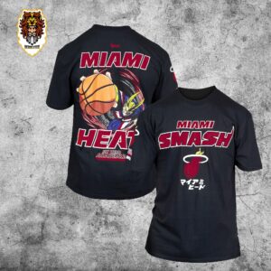 Collab Merchandise Miami Heat NBA x My Hero Academia All Might Smash Gift For Fan Unisex T-Shirt