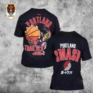 Collab Merchandise Portland Trail Blazers NBA x My Hero Academia All Might Smash Gift For Fan Unisex T-Shirt