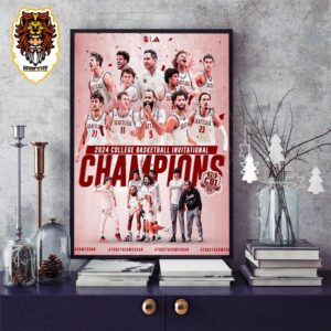 Congrats 2024 College Basketball Invitational Champions Is Seatle Redhawks Men’s Basketball Home Decor Poster Canvas