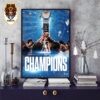 Congrats Montana State Bobcats Is 3 Peat The Big Sky Conference Men’s Basketball 2024 Champions Home Decor Poster Canvas