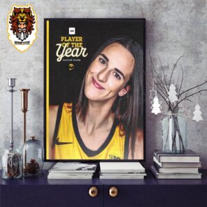 Congratulations Caitlin Clark Iowa Hawkeyes Women Basketball Is National Player Of The Year Of Sporting News Home Decor Poster Canvas