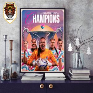 Congratulations San Diego Wave FC Is UKG NWSL Challaenge Cup 2024 Champions Home Decor Poster Canvas
