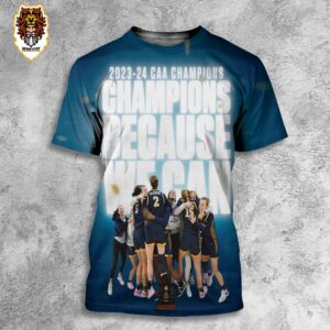 Congratulations The CAA Women Basketball Champions Season 2023-2024 Is Drexel 3D All Over Print Shirt
