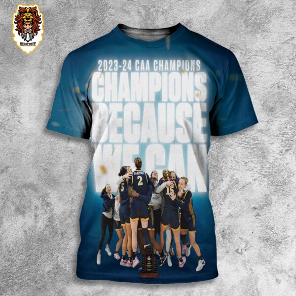 Congratulations The CAA Women Basketball Champions Season 2023-2024 Is Drexel 3D All Over Print Shirt