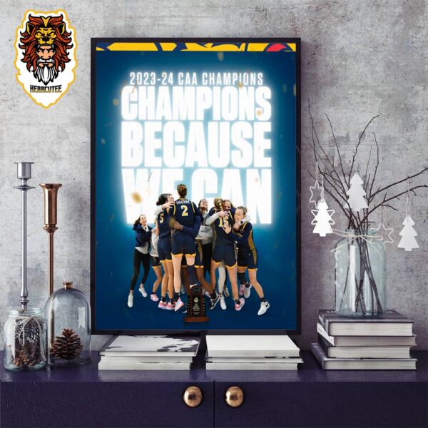 Congratulations The CAA Women Basketball Champions Season 2023-2024 Is Drexel Home Decor Poster Canvas