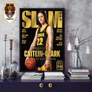 Gold Metal The Legend Of Caitlin Clark Is Just Beginning Iowa Hawkeye’s Star Covers SLAM 249 Home Decor Poster Canvas