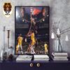 Minnestota Timberwolves Anthony Edwards Poster Dunk On J Collins Face In The Match With Utah Jazz NBA Regular Season Home Decor Poster Canvas