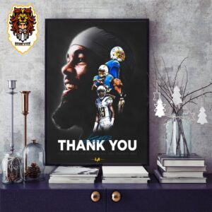 Los Angles Chargers Thank You Keenan Allen For 11 Great And Memorible Seasons Home Decor Poster Canvas