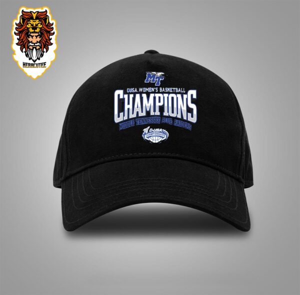 MTSU Blue Raiders 2024 C-USA Women’s Basketball Conference Tournament Champions Snapback Classic Hat Cap