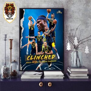 Mad Ants Basketball Clinched 2023-2024 NBA G League Playoffs Home Decor Poster Canvas