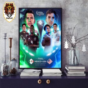 Mexico Verus USA Final Match Concacaf Nations League On Sunday March 24th 2024 Home Decor Poster Canvas