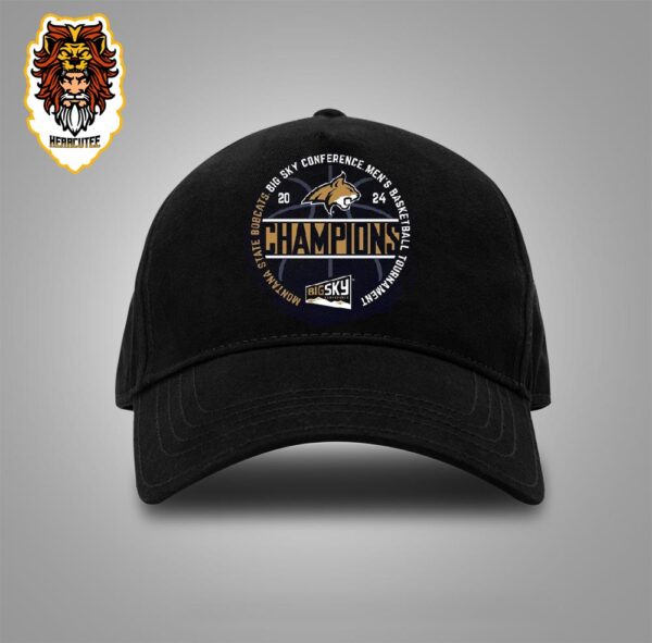 Montana State Bobcats 2024 Big Sky Men’s Basketball Conference Tournament Champion Snapback Classic Hat Cap