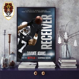 Netflix Sports x NFL Film Receiver Starring Davante Adams Las Vegas Raiders Home Decor Poster Canvas