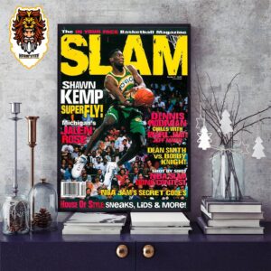Slam Cover With Shawn Kemp Superfly Number 2 House Of Style Home Decor Poster Canvas