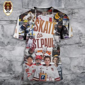 The Skate To St Paul Begins NCAA Ice Hockey All Over Print Shirt