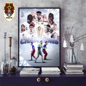 The USMNT Is The 2023-2024 Concacaf Nations League Champions Home Decor Poster Canvas