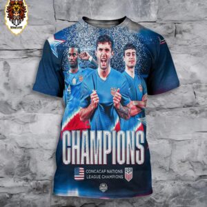 The USMNT Takes Down Mexico Dos A Cero Back To Back Concacaf Nations League Champs All Over Print Shirt