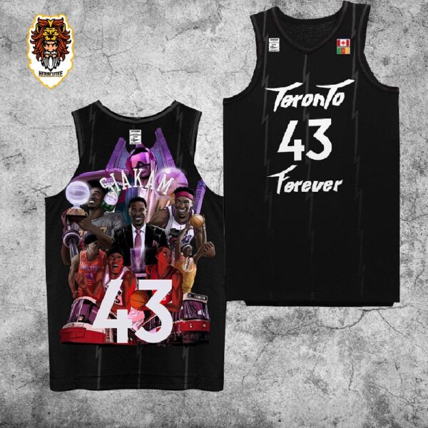 Toronto Raptors 43ver Pascal Siakam Art Exclusive Limited Edition Basketball Jersey Shirt