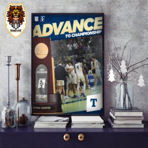Trine Thunder Advance To The Final Game NCAA Men Basketball 2024 Division III Home Decor Poster Canvas