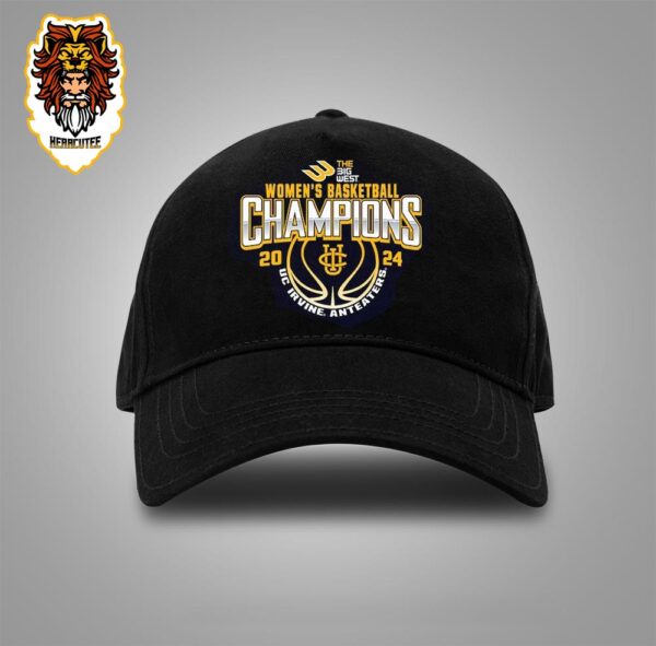 UC Irvine Anteaters 2024 Big West Women’s Basketball Conference Tournament Champions Snapback Classic Hat Cap