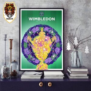 Wimbledon The Championships The Official Wimbledon Poster From 1-14 July 2024 Home Decor Poster Canvas