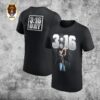 Wrestle Mania WWE Stone Cold Steve Austin Metal Glowing Skull 3 16 Day Double Sides Unisex T-Shirt