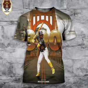 300 Career Home Runs For Andrew Mccutchen Pittsburgh Priates 3D All Over Print Shirt