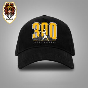 Andrew McCutchen 300 Clutch Happens And Counting Pittsburgh Priates Merchandise Pittsburgh Clothing Snapback Classic Hat Cap