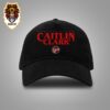 Caitlin Clark Indiana Fever Stadium Essentials White 2024 WNBA Draft First Pick Verbiage Snapback Classic Hat Cap