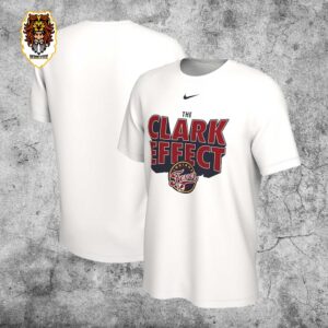 Caitlin Clark Indiana Fever Nike White The Clark Effect Unisex T-Shirt