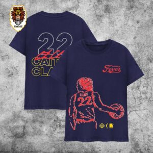 Caitlin Clark Indiana Fever Round21 Signature Player Indiana Bound Two Sides Unisex T-Shirt