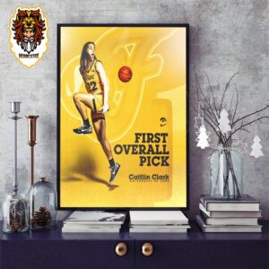 Caitlin Clark Iowa Hawkeyes Is First Overall Pick By Idiana Fever WNBA Home Decor Poster Canvas