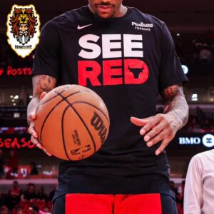 Chicago Bulls See Red Win Over Atlanta Hawks In Play In Tournament NBA Season 2023-2024 Unisex T-Shirt