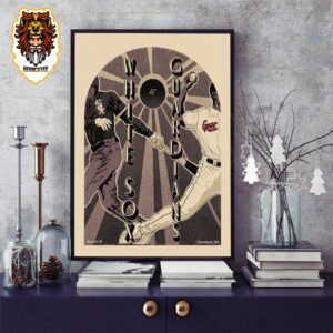 Chicago White Sox Versus Cleveland Guardians Cosmic Poster On April 8-10 2024 At Cleveland Home Decor Poster Canvas