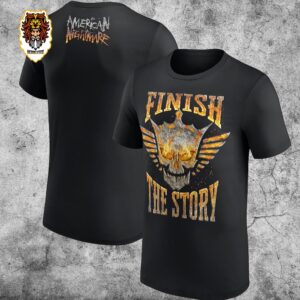 Cody Rhodes Finish The Story Smelting Logo WWE Raw WrestleMania Double Sides Unisex T-Shirt