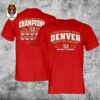 Denver Pioneers 2024 NCAA Men’s Hockey National Champions Frozen Four Delay of Game Unisex T-Shirt