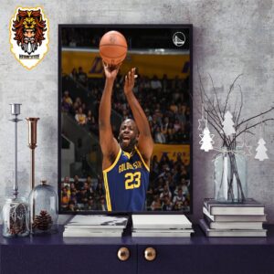 Draymond Green Become The Last Splash Bro With 5-5 3PM In Warriors Verus Lakers Match NBA Home Decor Poster Canvas