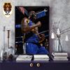 Draymond Green Clutch Block On Daniel Gafford In Warrios Versus Mavericks Match NBA Home Decor Poster Canvas