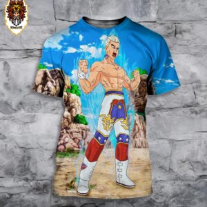 Fan Art Poster For Cody Rhodes American Nightmare Wrestle Mania XL Champions Style Dragon Ball Z 3D All Over Print Shirt