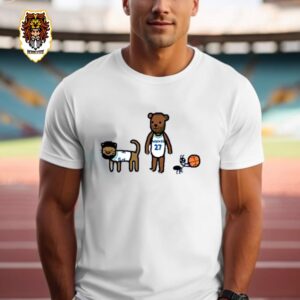 Funny Cartoon Drawing Ant Bear Kat Big 3 Of Minnesota Timberwolves NBA Unisex T-Shirt