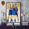 Golden State Warriors Become First Team In NBA History To Make 25+ Threes On 60 Percent Or Better Shooting From Beyond The Arc Home Decor Poster Canvas