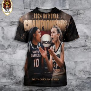 Iowa Hawkeyes Will Take On South Carolina Gamecocks For The National Championship NCAA Women’s Basketball March Madness 3D All Over Print Shirt