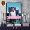 Jannik Sinner Is Men’s Single Champion Miami Open Home Decor Poster Canvas