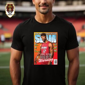 Jimmy Butler Of Miami Heat On Slam 249 Lastest Issues Cover Heat Warning Unisex T-Shirt