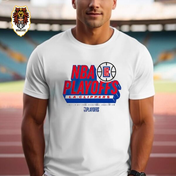 LA Clippers NBA Playoffs 2024 Defensive Stance Unisex T-Shirt
